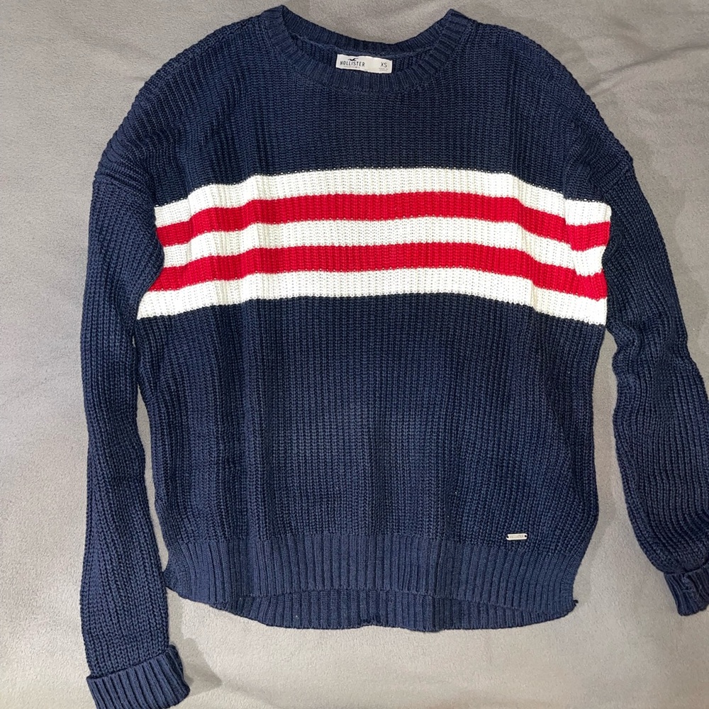 Navy Knit Sweater